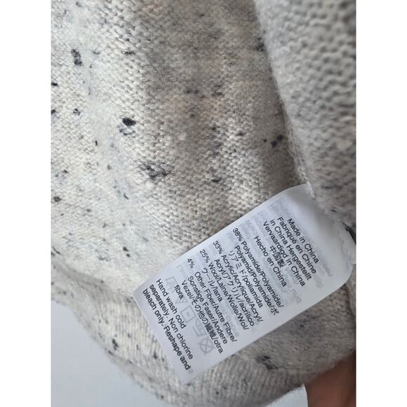 Madewell Wool Blend Cardigan Sweater XXS Womens Gray Soft Lagen Look Cozy - Picture 4 of 5